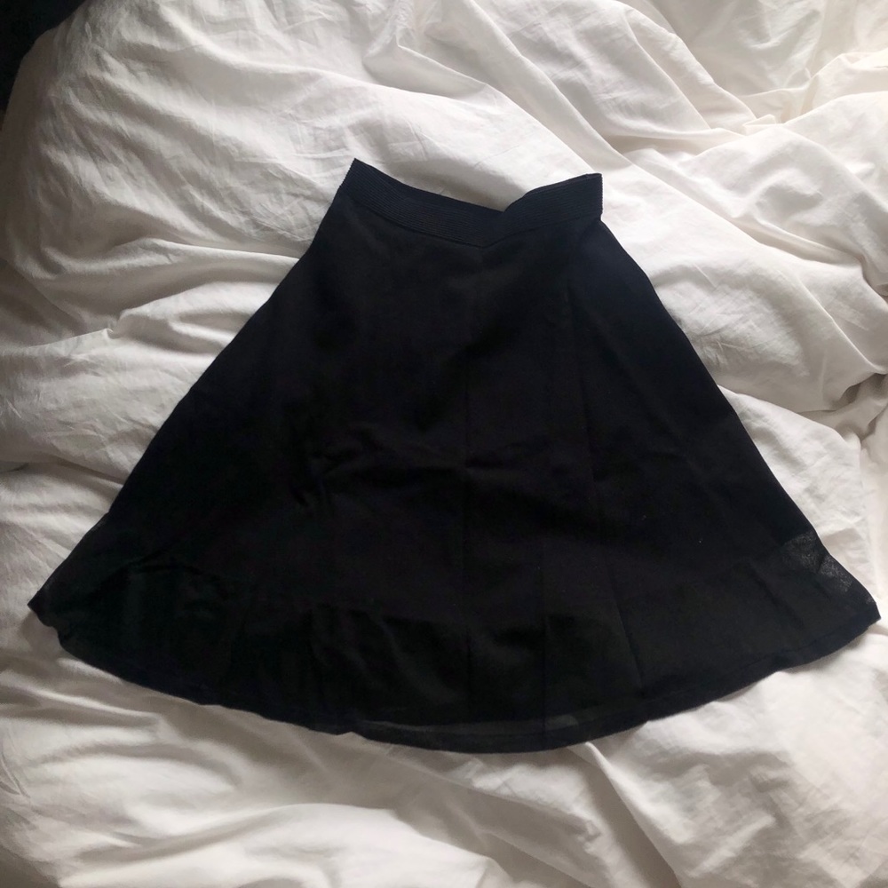 Sandro Black Skirt